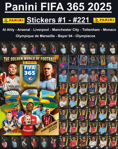 Panini fifa 365 - 2025, stickers