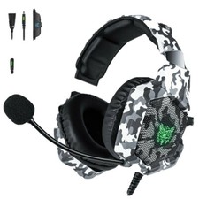 ONIKUMA – casque d'écoute K8 pour PS4, casque de jeu filaire, stéréo, avec...