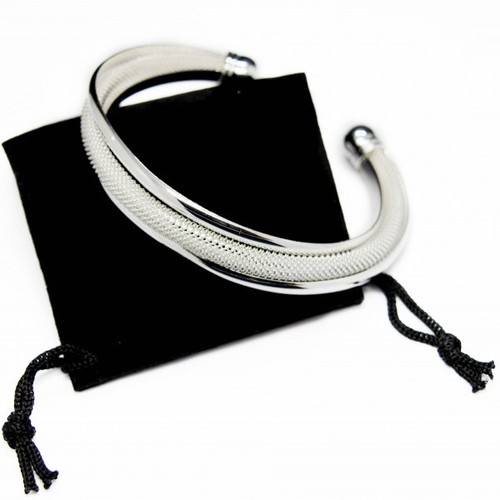Bracelet jonc trois bandes - , en