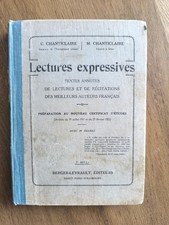 Ancien Livre Scolaire Lecture