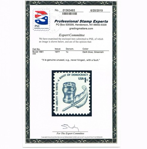 Genuine scott 1581 mint - #1581, og