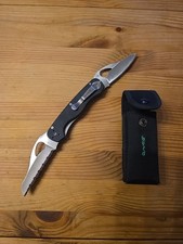 Spyderco BY20GP&S Byrd Wing, Black G-10 Handles, Dual Blades, Pocket Clip