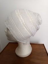 COIFFE OU BONNET DE DAME AU CROCHET FIL DE COTON 1930