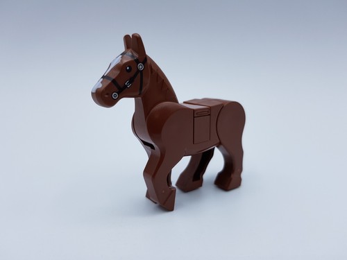 Lego cheval reddish brown - cheval,