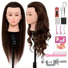 Neverland Beauty Tete a Coiffer Professionnel 60% Cheveux 71cm Têtes d'exerci...