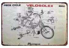 Plaque Murale Métal "Velo