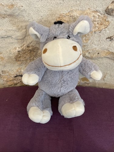 Doudou peluche sandy ane gris - doudou,