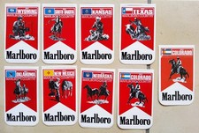 MARLBORO COUNTRY série Cowboy 1982 autocollant ancien vingage collector