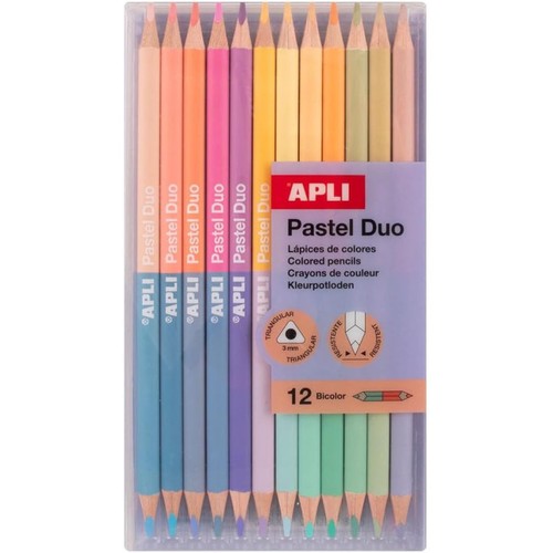 Crayons couleurs double - crayons,