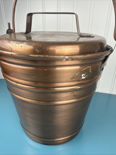 Vintage copper bucket smith - copper, &