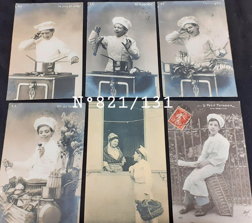 821 131 lot de 6 - 821/131, cpa