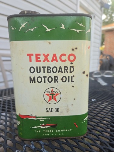 Vintage texaco quart - 1, empty