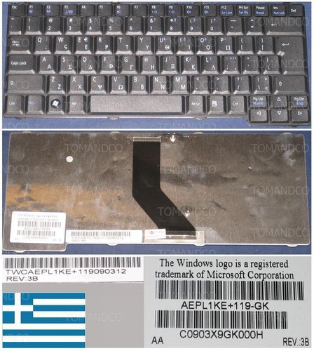 Clavier qwerty grec packard - grec,