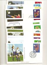 MERCI LES BLEUS FRANCE 98 - 4 documents philatéliques- coupe du monde