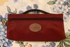 Pochette en toile et cuir "Le