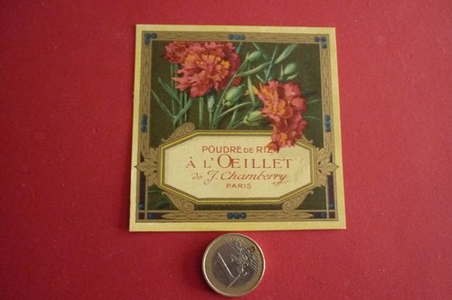 Ancienne etiquette poudre - /,