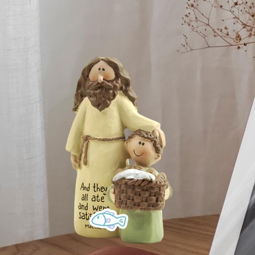 Figurine jésus avec des - jésus,