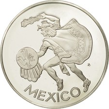 France, Medal, Nations du Monde, Mexique, Politics, Society, War, FDC, Argent
