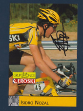 CYCLISME carte cycliste ISIDRO