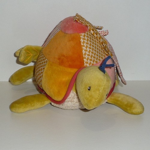 Doudou tortue moulin roty - tortue,