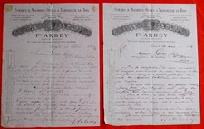 Facture 19ème - F. Arbey  -