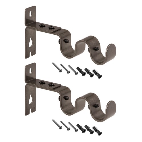 Rideau barre support double - barre,