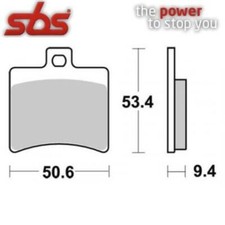 Paire Plaquette de Frein 152MS