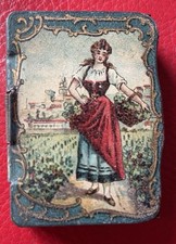 Boîte  allumettes en Tôle/boîte Pyrogène/vendanges/vin/spiritueux