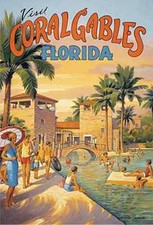 Visit Coral Gables FL vintage