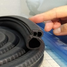 Joint de porte de voiture noir de 3 meter, joint de coffre en caoutchouc,