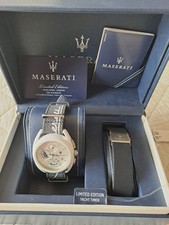 Montre Maserati Trimarano édition limitée Yacht Timer avec 2 bracelets