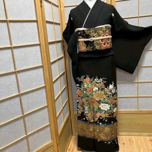 8195 kimono japonais tomesode - 8195#,
