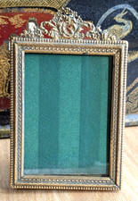 PRETTY FRENCH ANTIQUE MINIATURE PICTURE FRAME LOUIS XV STYLE