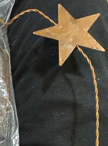 Rusty wire star garland great - wire, garland,