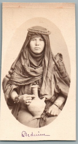 Cdv 1870 bédouine palestine - bédouine,