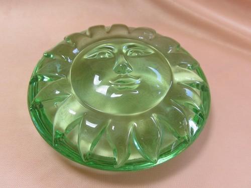 Presse papier cristal - , soleil