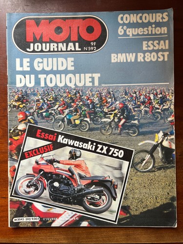 Moto journal 592 du - moto,