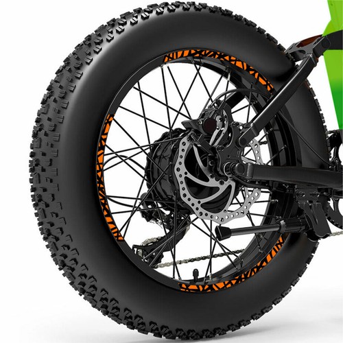Autocollants jantes vélo fat - jantes,
