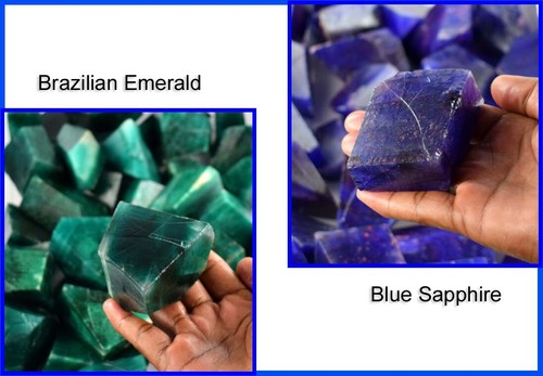 Saphir bleu émeraude - bleu,