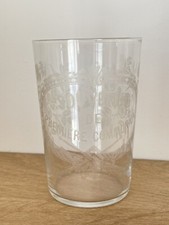 Ancien Verre en cristal gravé