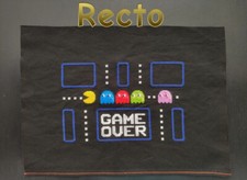Broderie "Pac Man GAME OVER"