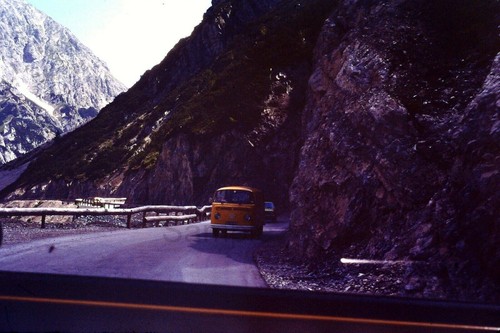 Vintage camper van 35mm - vw,