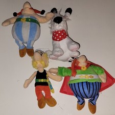 Lot 4 Peluches Astérix &
