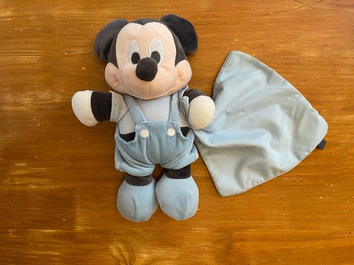 Doudou peluche mickey - peluche, gris