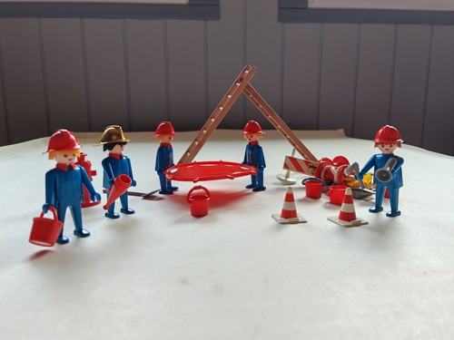 Playmobil vintage pompiers - vintage,