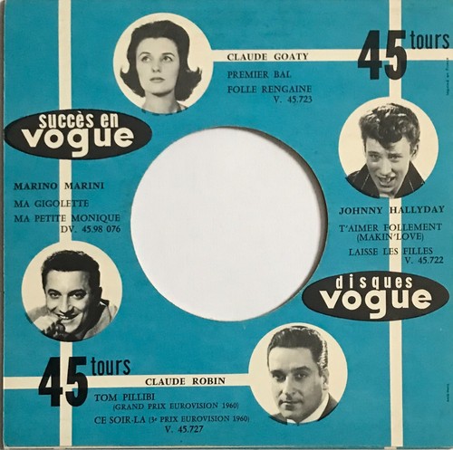 Johnny hallyday pochette vogue - johnny,