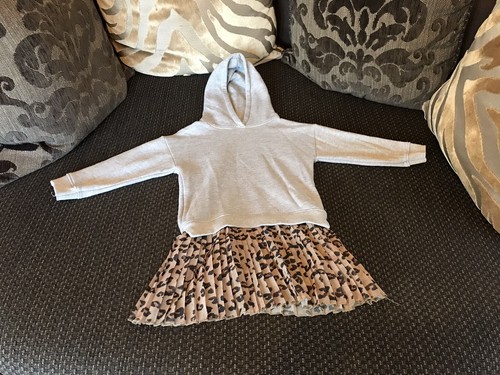 Robe pull capuche fille - capuche,