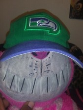 Vintage 90s starter pro line Seattle Seahawks Big Logo canvas adjustable 