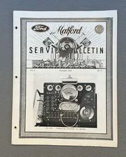 Ancienne revue technique FORD matériel électrique vieux documents french antique