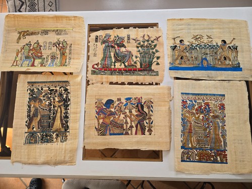 Lot papyrus égyptiens - 6,